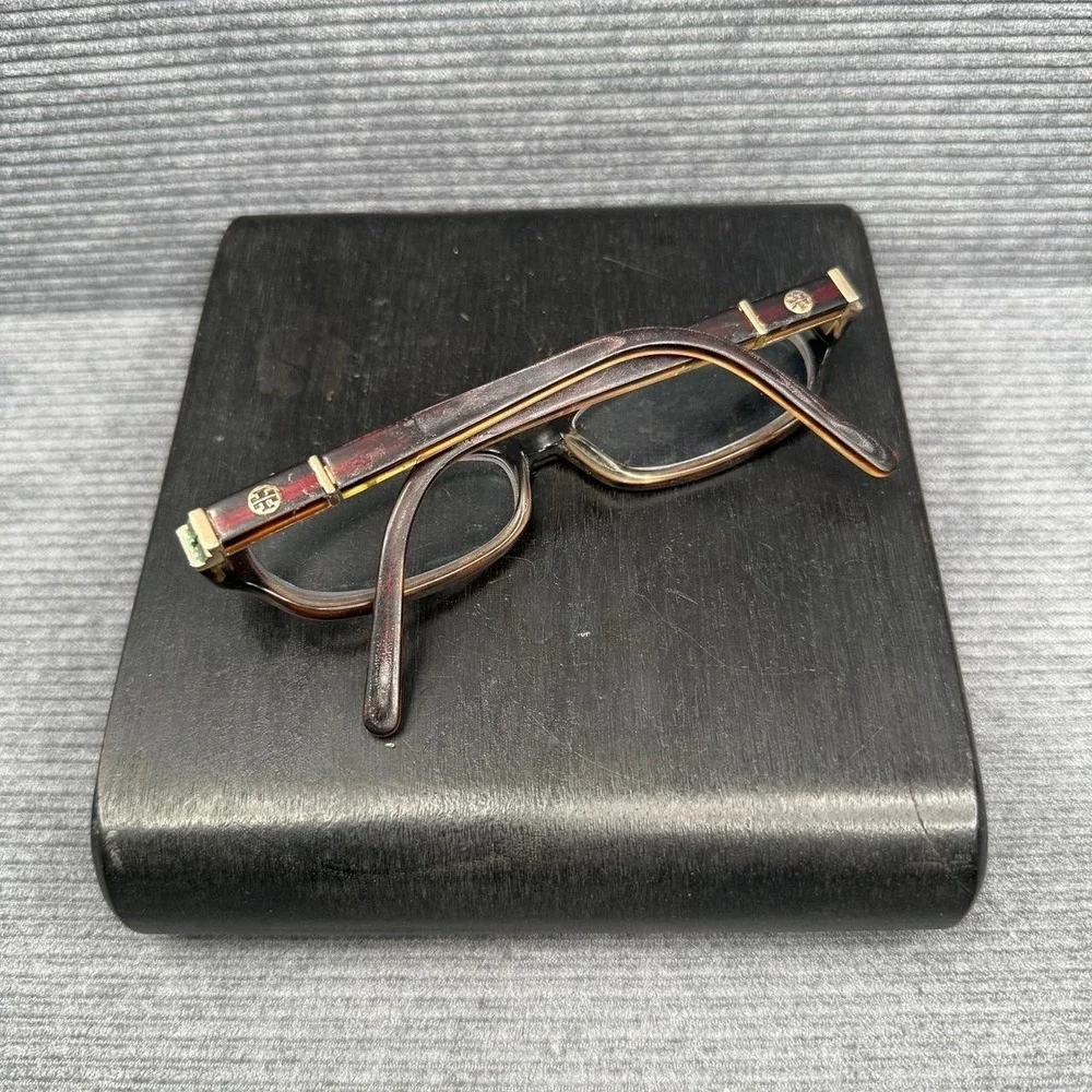 Tory Burch TY 2014 924 Eyeglasses Frames Burgundy Tortoise Gold Logo 51-16-135